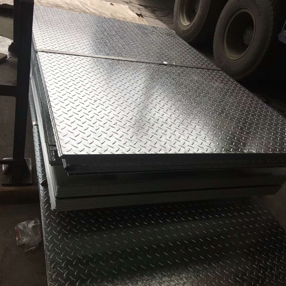 5.0mm厚Q355B鍍鋅花紋板可定制切割庫存齊全廠家直供